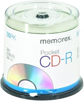 Amazon.com: Memorex 210 MB 24x 24 Minute Pocket CD-R Mini-Discs 50